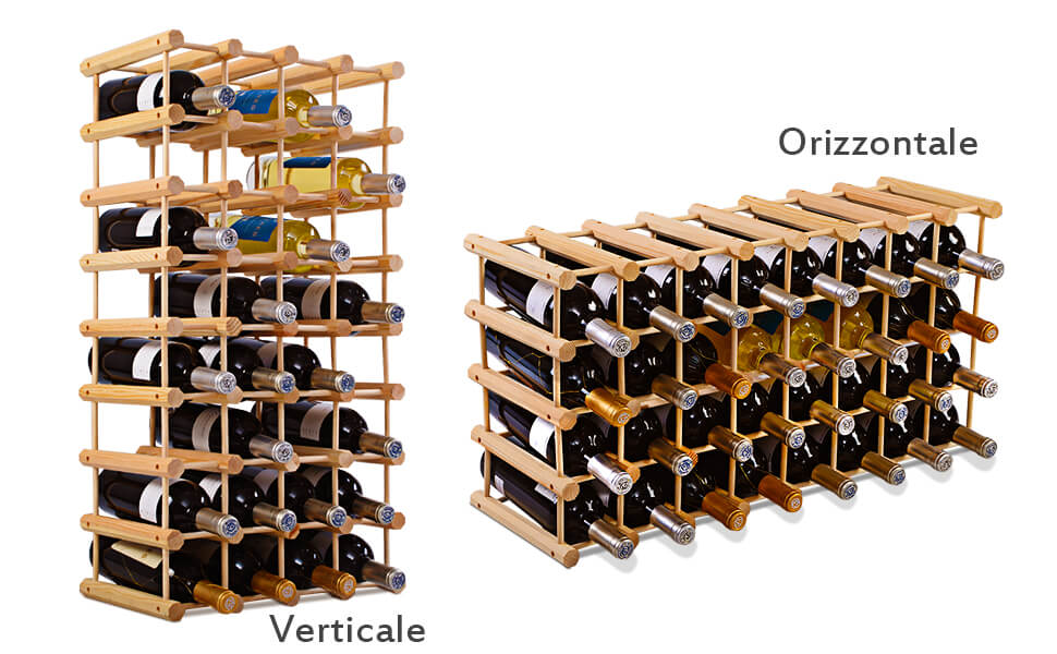 Portabottiglie per vino da 45 bottiglie con porta di sicurezza gambe di  livellamento, Portabottiglie da terra - Costway