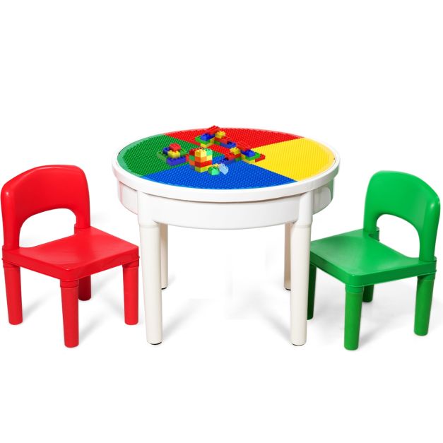 Set tavolo con due sedie per bambini Scandi 3 pz