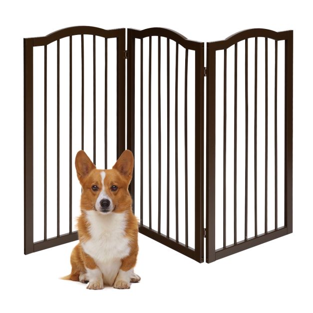 Cancello portatile pieghevole per cani, cancello per scale di