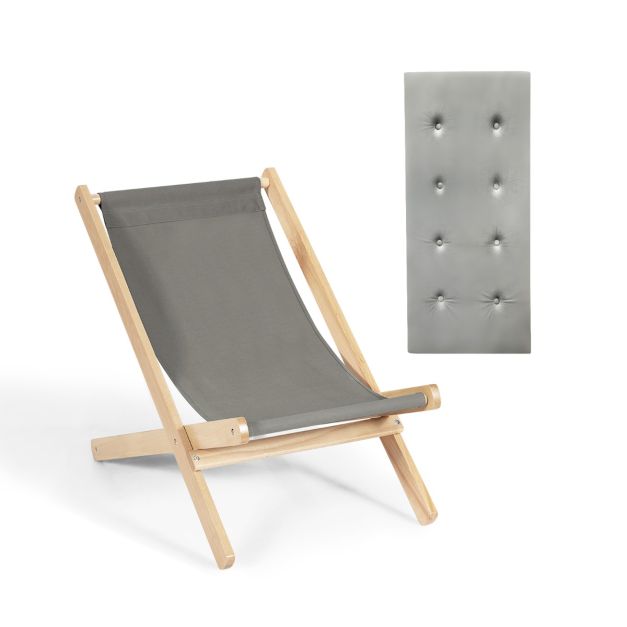 Sedia pieghevole salvaspazio da interno in acciaio con seduta e schienale  in PVC imbottito e decoro